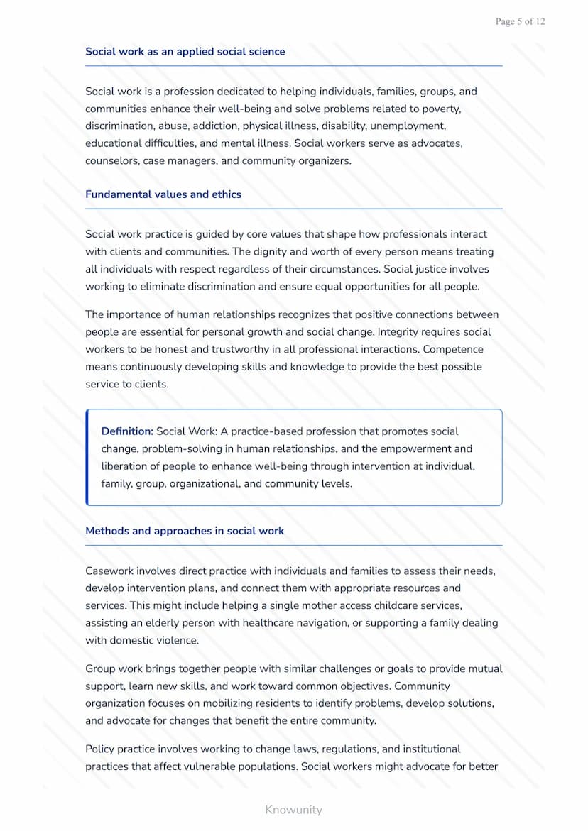Introduction to Applied Social Sciences: Counseling, Social Work &
Communication
Understanding the three key disciplines and their applicati