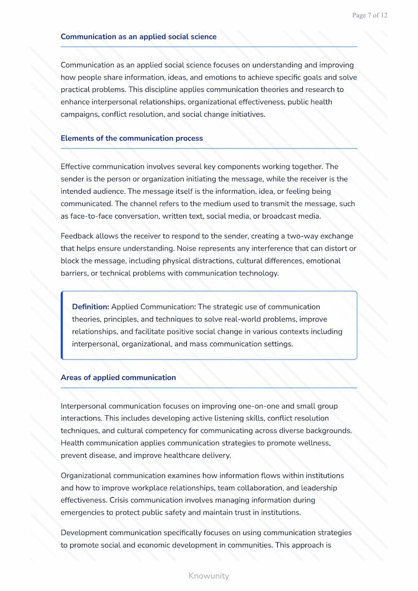 Introduction to Applied Social Sciences: Counseling, Social Work &
Communication
Understanding the three key disciplines and their applicati