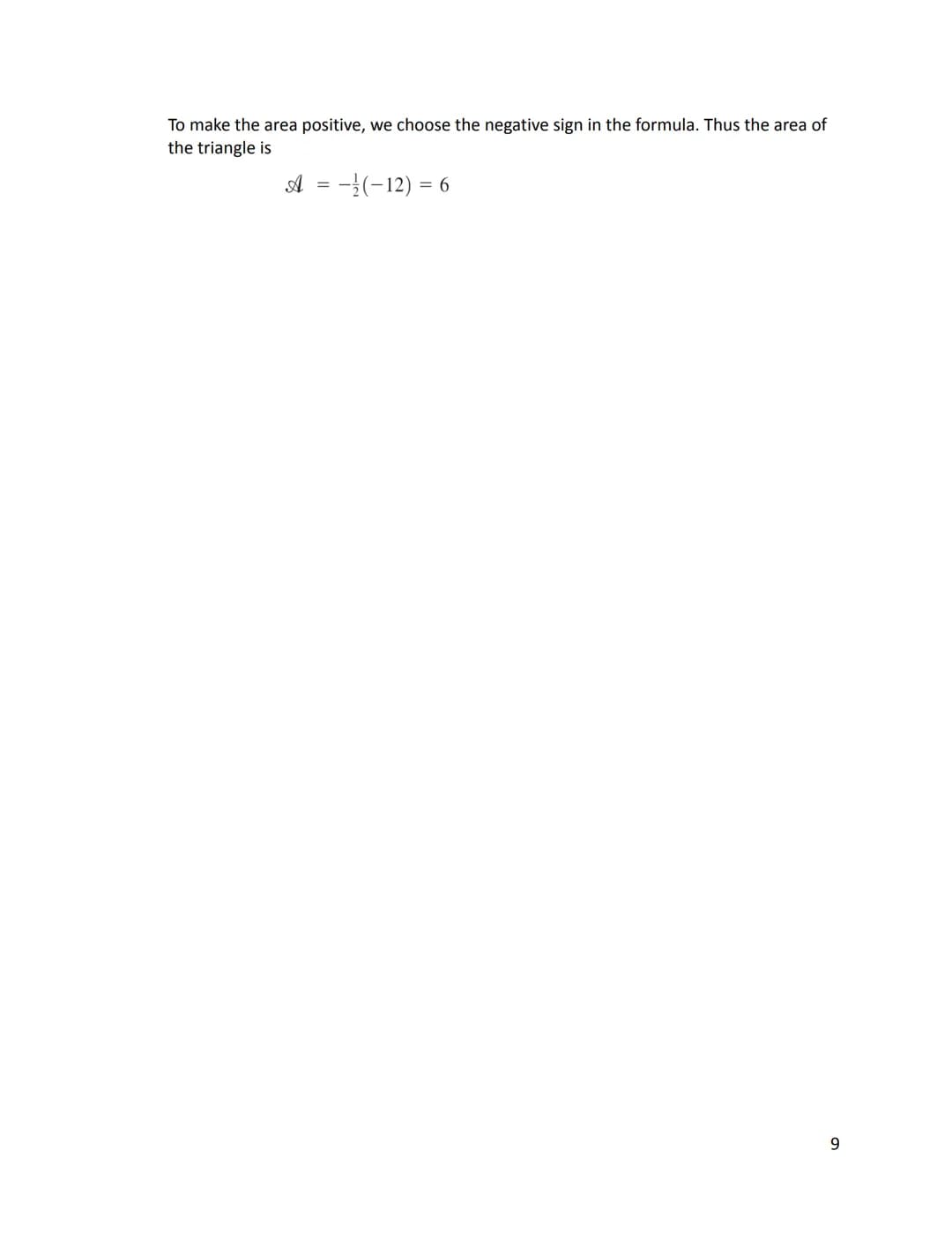 HA Lesson 6.4: Determinants and Cramer's Rule
1. Determinant of a 2 x 2 Matrix
DETERMINANT OF A 2 × 2 MATRIX
The determinant of the 2 X 2 ma