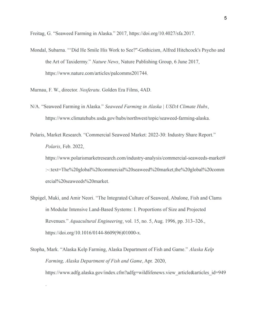 Seaweed Mariculture & Aquaculture
Ayla Benson
Hutchinson High School
Marine Biology
Ms. Kaspari
March 2, 2023
1 2
This essay is all about ho
