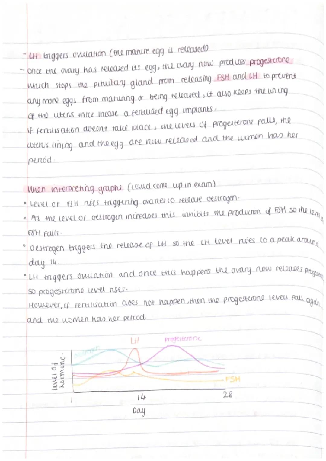 Roles
THE MENSTRUAL CYCLE
- Describe the roles of hormones in human reproduction, including the hormones
involved in the menstrual cycle
-De