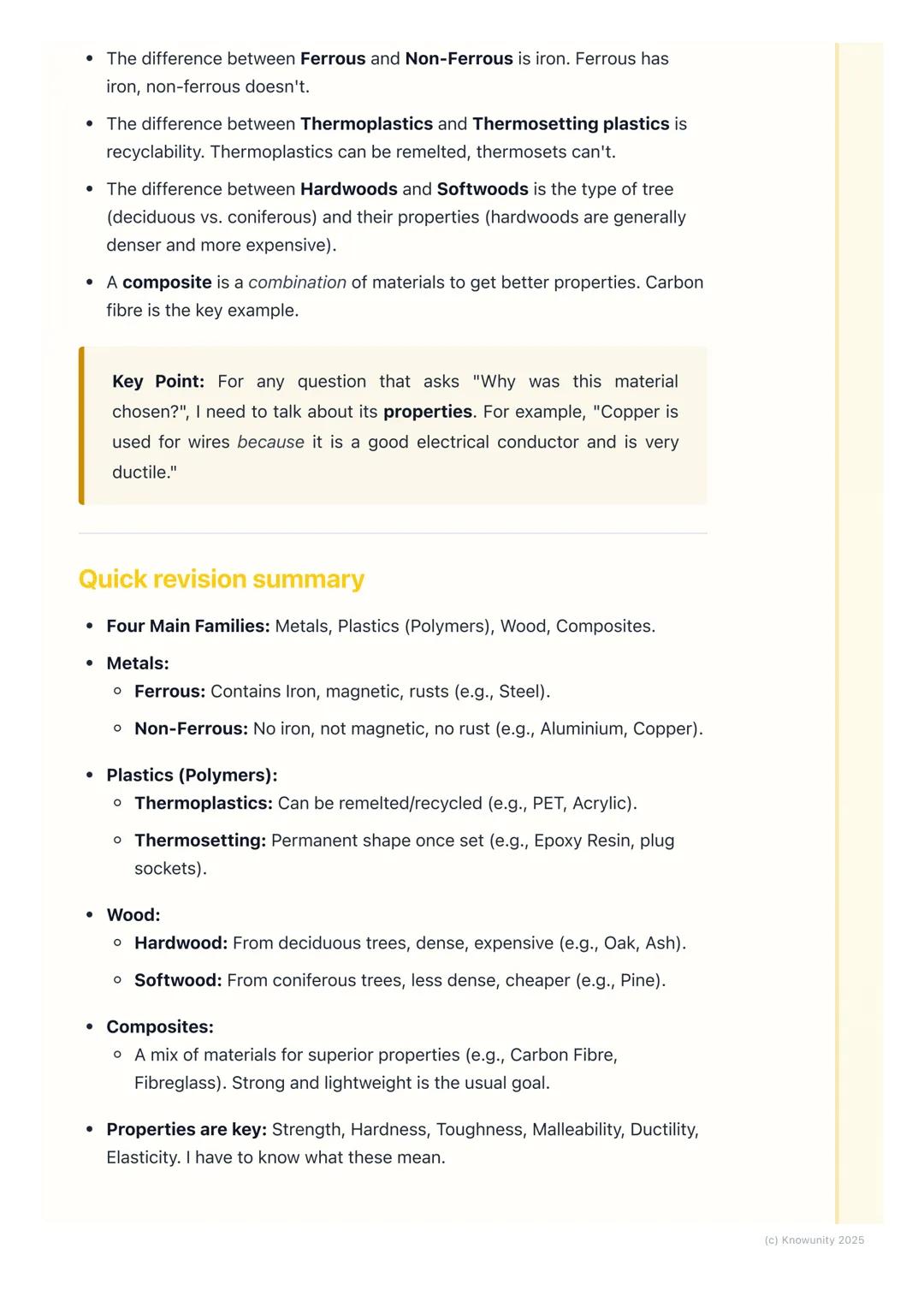 # Types of Materials

An introduction to engineering materials

Everything we make, from a phone to a bridge, is made from materials. In
eng