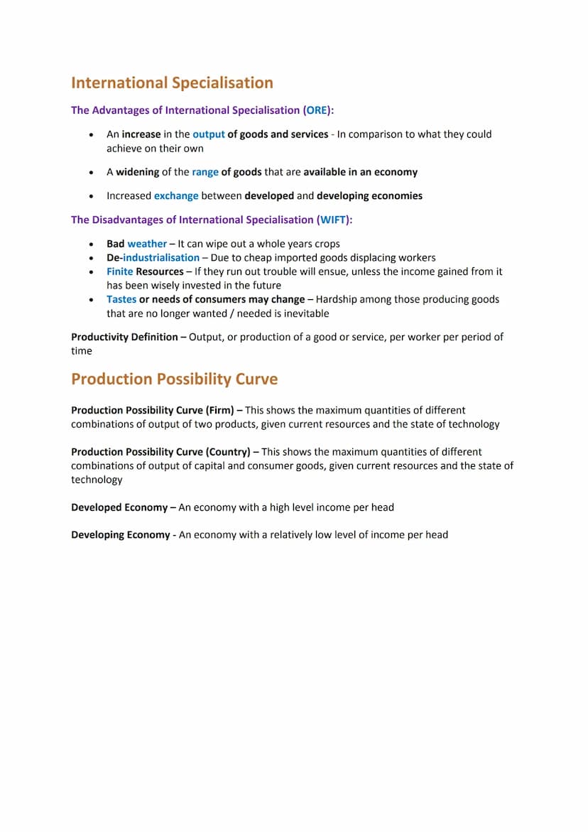 Economics AS Level Notes
Economics Definition - The study of how to allocate scarce resources in the most effective way
Economic Problem Def