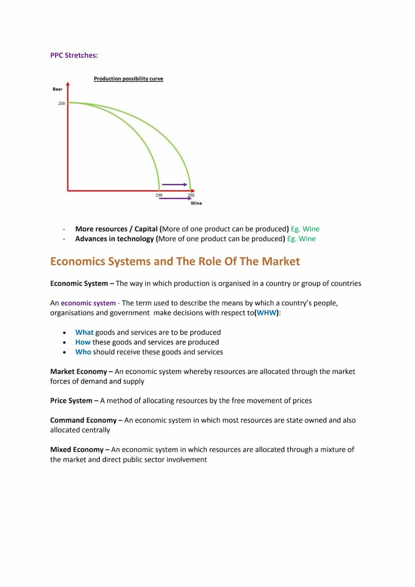 Economics AS Level Notes
Economics Definition - The study of how to allocate scarce resources in the most effective way
Economic Problem Def