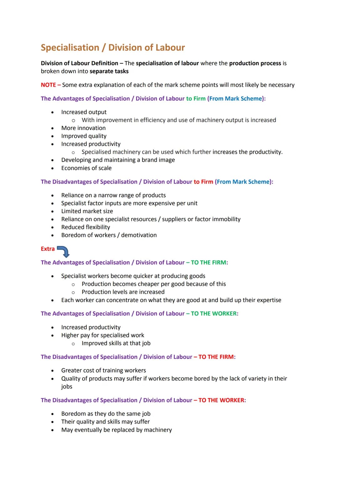 Economics AS Level Notes
Economics Definition - The study of how to allocate scarce resources in the most effective way
Economic Problem Def