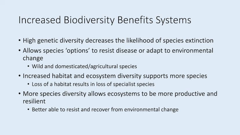 Tuesday, September 12, 2023
• Bellwork: Define the word 'biodiversity' in three words or less
• Case Study: The Benefits of Biodiversity
• R