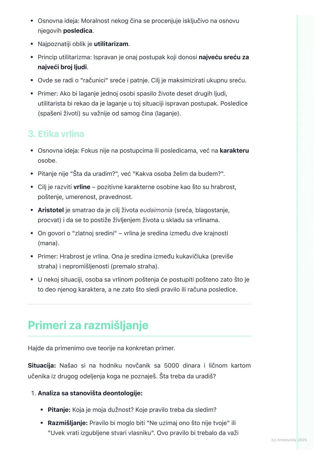 # Etika

Uvod u etiku

Etika je grana filozofije koja se bavi proučavanjem morala. Ponekad se naziva i
"filozofija morala". Ona pokušava da 