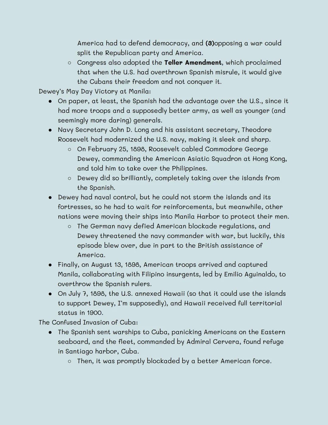 
<p>From the end of the Civil War to the 1880s, the United States was very isolationist, but in the 1890s, due to rising exports, manufactur