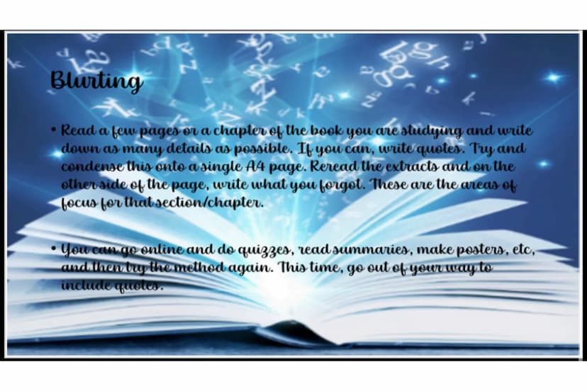 How to ace English literature
Advice from a grade 8 English lit student Retrieval
•Space out your revision. Cramming quotes and context the 