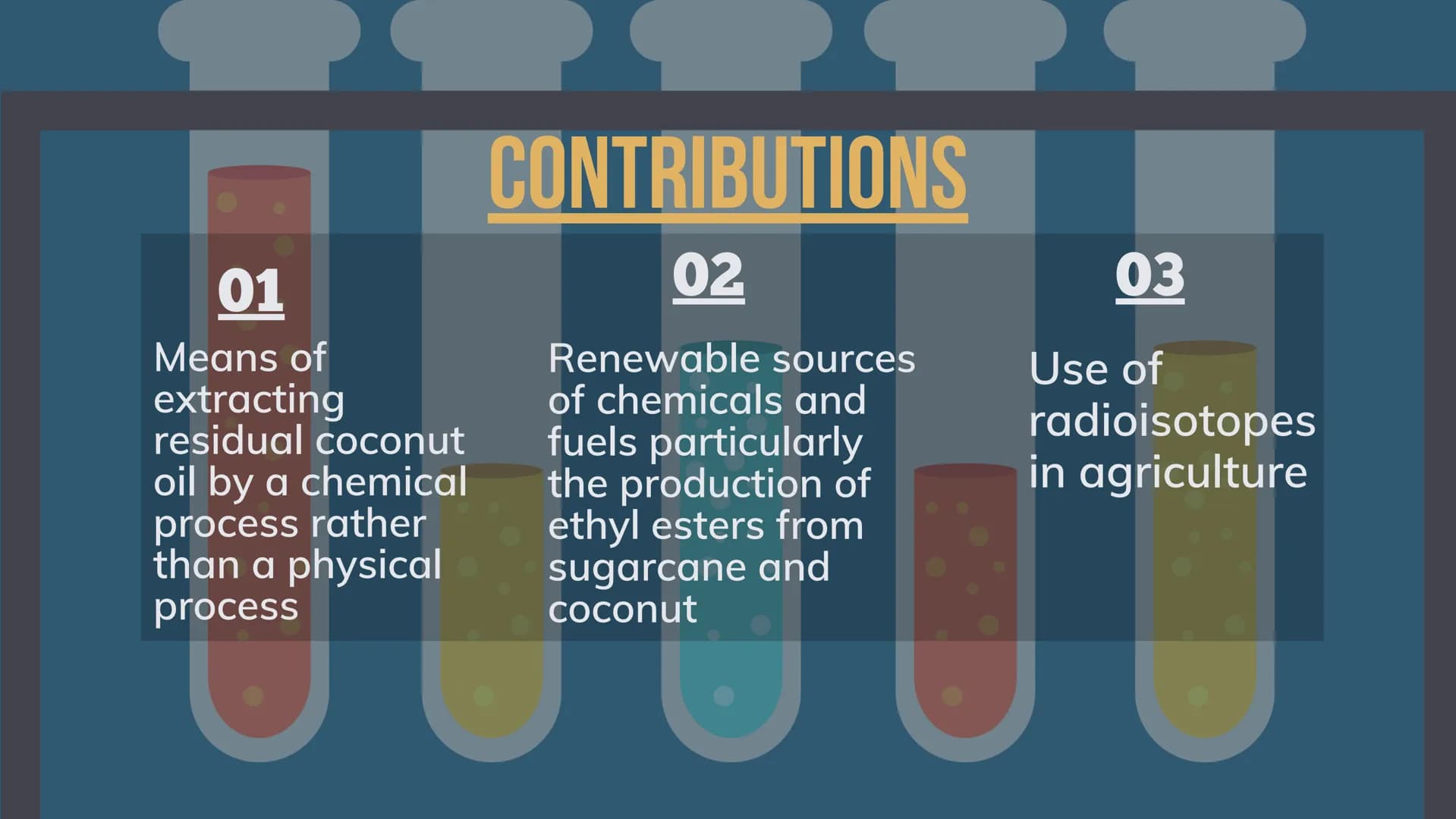 ХХ
ХХ
X X
X X
FILIPINO
SCIENTISTS
and their
CONTRIBUTIONS
GROUP 8 SCIENCE AND TECHNOLOGY JULIAN BANZON N
00
CH3
OH
C₂H.
C
C₂H5
H₂C
OH
SN
OH 