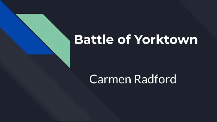 Know Battle Of Yorktown thumbnail