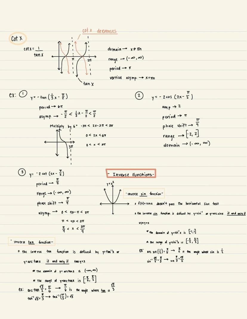 DOMain
all possible x-values
period
Phase Shift
length of a cycle
to find the period → 2πT
b
-C
B
(2)
5.5
0-
X
COSX) I
sinx
COS X
N N
Domain