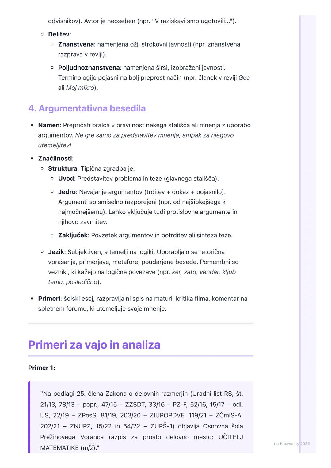 # Besedilne Vrste in Njihove
Značilnosti

Uvod v besedilne vrste

Besedila niso vsa enaka. Razlikujejo se po namenu, naslovniku, vsebini in
