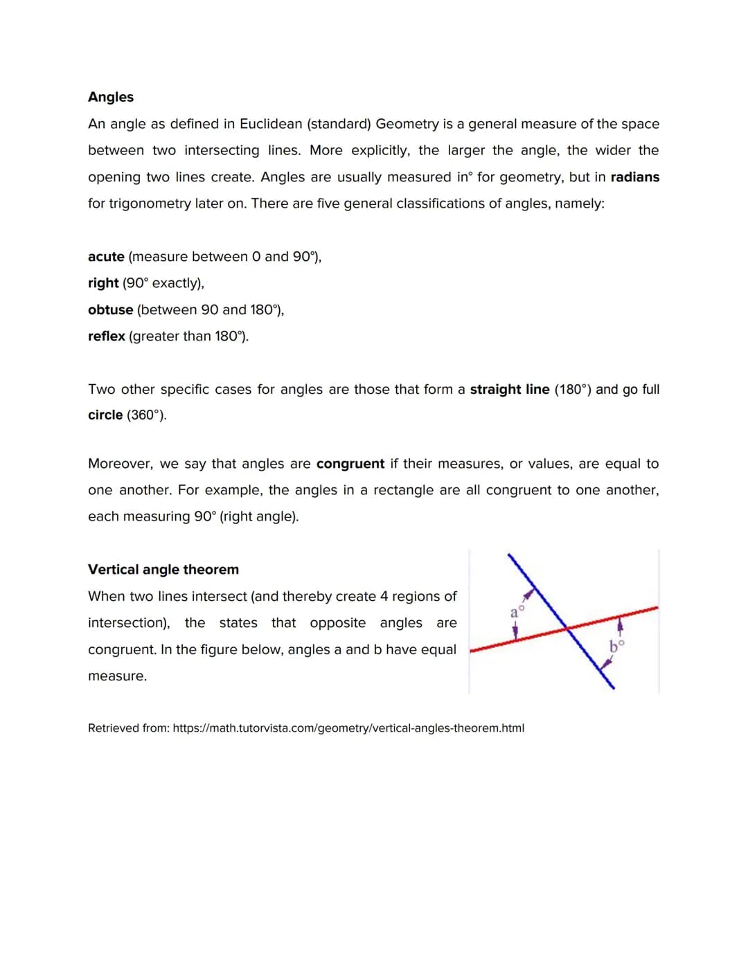 Learn About Angle Bisectors, Supplementary Angles, and Vertical Angles!