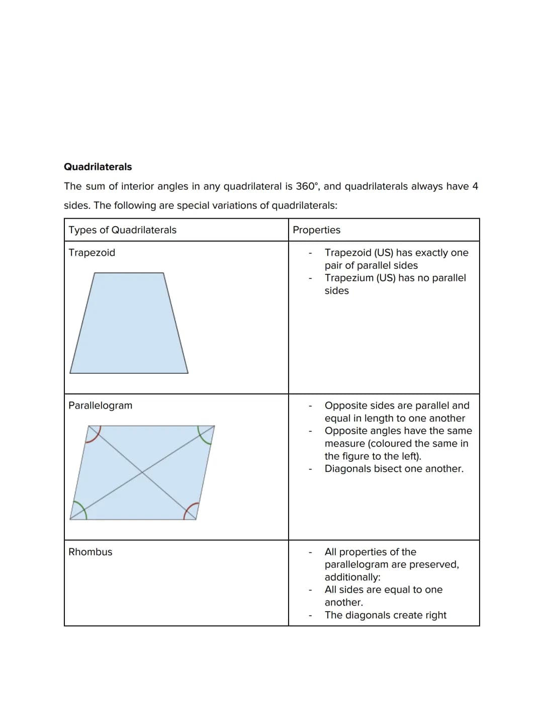 Angles
An angle as defined in Euclidean (standard) Geometry is a general measure of the space
between two intersecting lines. More explicitl