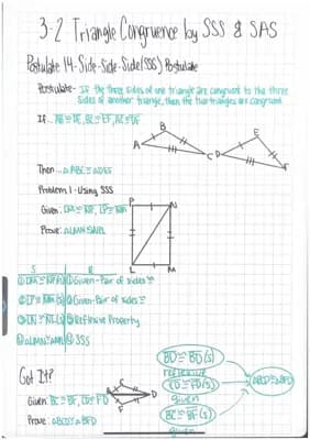 Know Triangle Congruencee by SSS and SAS  thumbnail