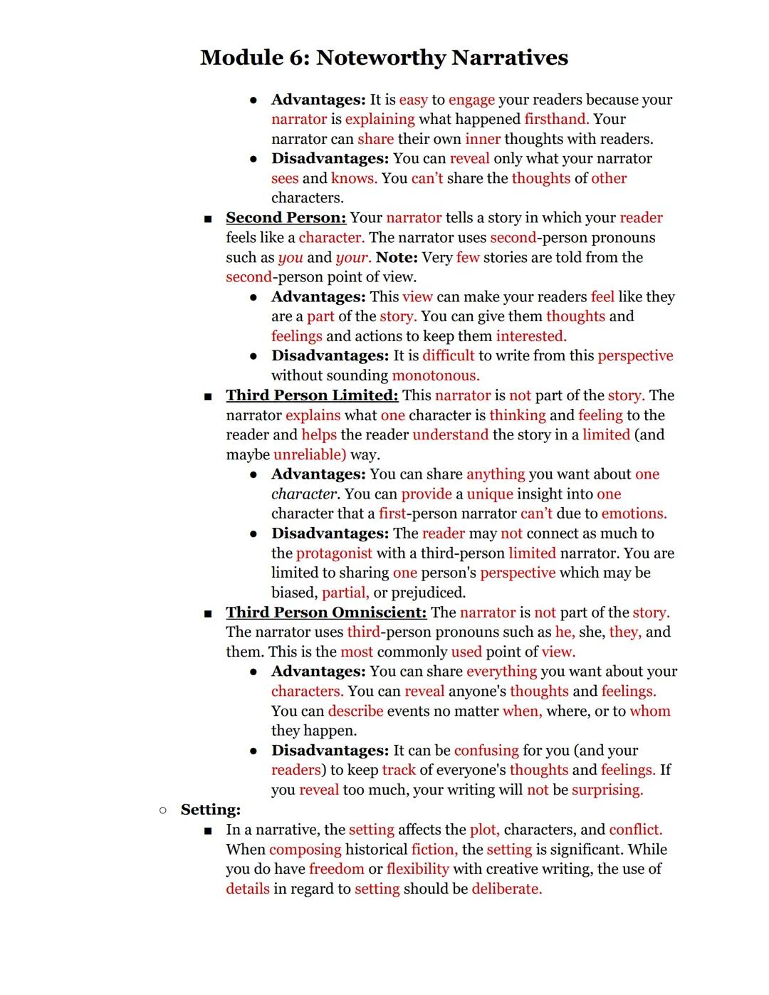 06.01: Establishing a Narrative
● Fiction has a way of bringing history to life. Where textbooks leave off, narratives
pick up. Consider the