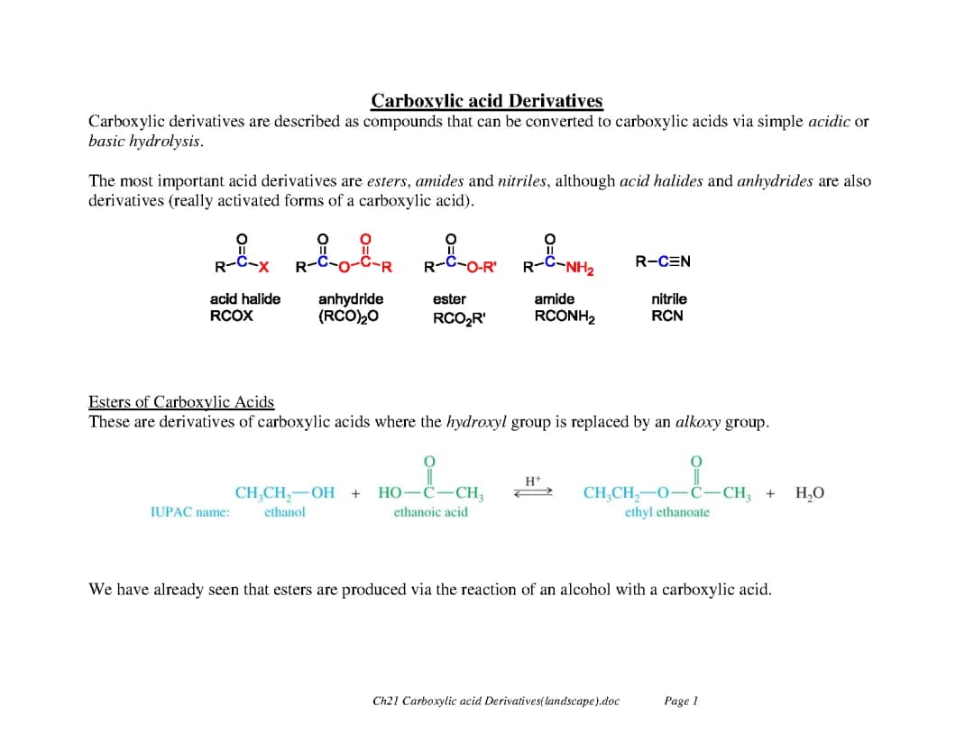 Carboxylic Acid Adventures: Fun Chemistry Notes PDF for Kids!