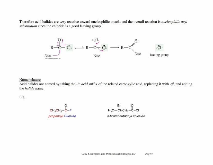 Carboxylic acid Derivatives
Carboxylic derivatives are described as compounds that can be converted to carboxylic acids via simple acidic or
