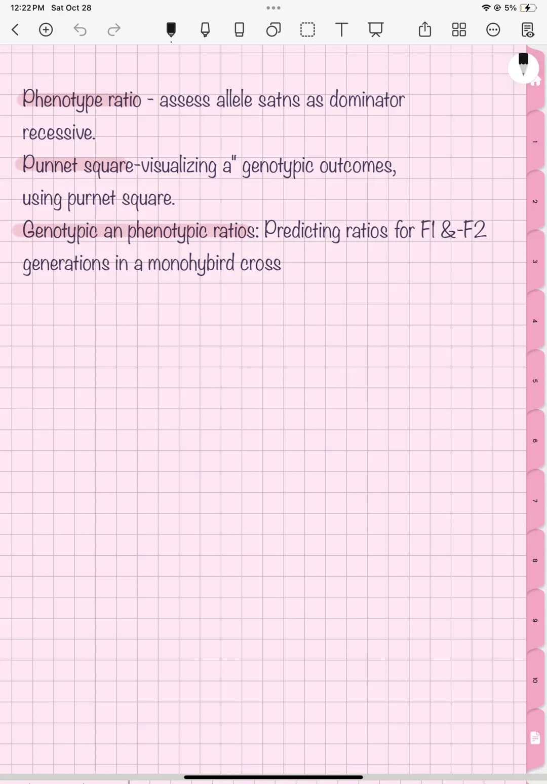 12:21 PM Sat Oct 28
+
99 ♂ OTR
Genetic Terminology
True-breeding-organisms consistently preduce
Offspring with the same traits as the parent