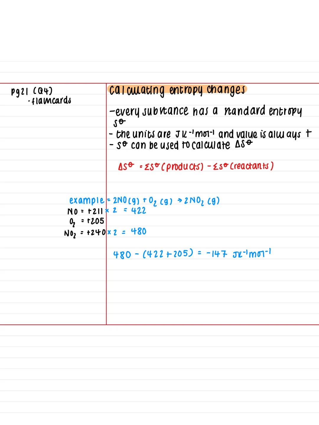 22.4- Entropy

Key Facts:
Entropy =
meaire of the
dispersal of energy
and disorder within
the chemicals making
up the chemical
symbol
[symbo