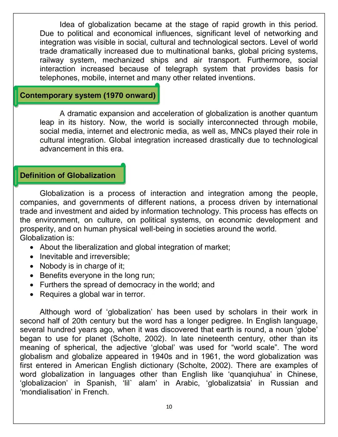 TANGUB CITY GLOBAL COLLEGE
INSTITUTE OF ARTS AND SCIENCE

GE CONWOR (THE CONTEMPORARY WORLD)
MODULE 1

THE CONTEMPORARY
WORLD

Name:
Instruc