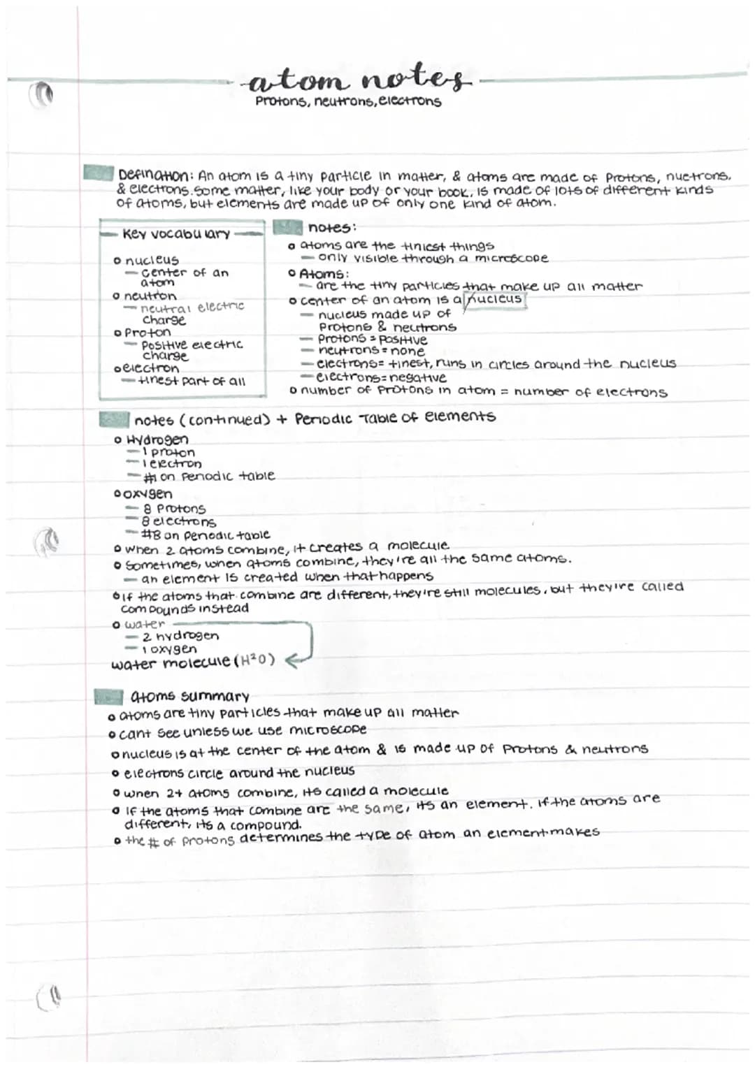8
201
oxygen
15.999
8
quick notes
• atomic number is the number of protons
-or electrons (same thing)
• atomic mass equals the number of pro