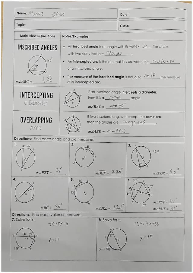 Know Inscribed Angles  thumbnail