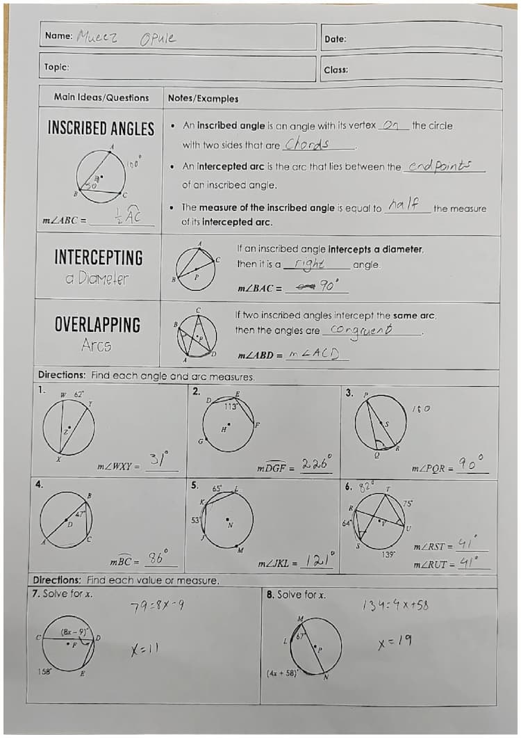 Know Inscribed Angles  thumbnail