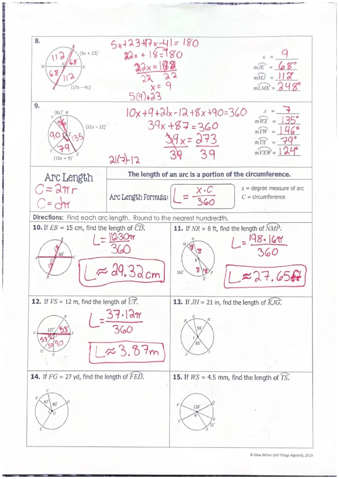 Notes: 4.3
Name: Evely B. Macias
Topic:
Central Angles
& Arc Measures
Main Ideas/Questions
1.
3.
5.
MAC = 84⁰ mADC=
minor 4180
Directions: F