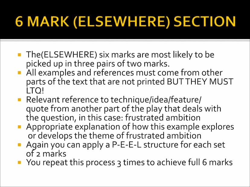 THE SLAB BOYS
by John Byrne
FINAL 10 MARK QUESTION Structure your answer clearly...
FINAL QUESTION Worth 10 marks at Higher
Marks are likely