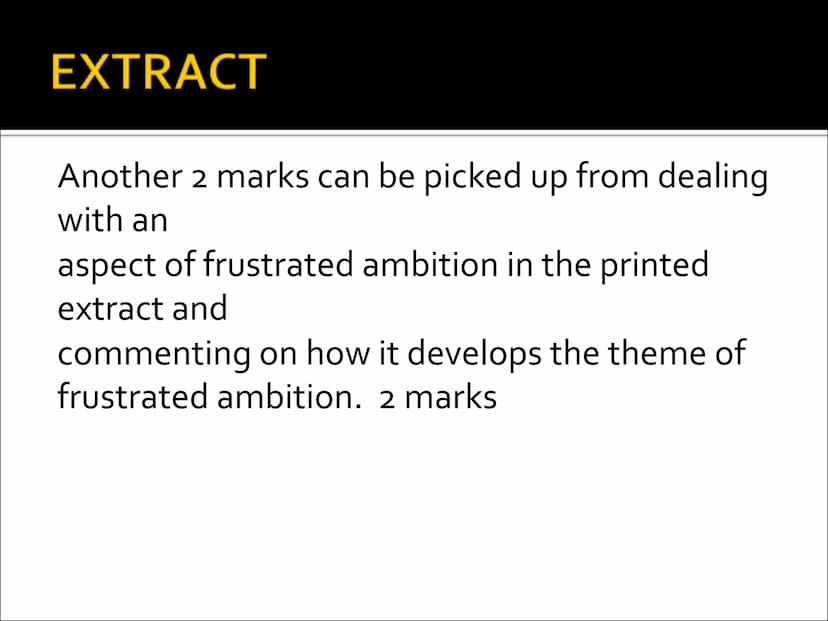 THE SLAB BOYS
by John Byrne
FINAL 10 MARK QUESTION Structure your answer clearly...
FINAL QUESTION Worth 10 marks at Higher
Marks are likely