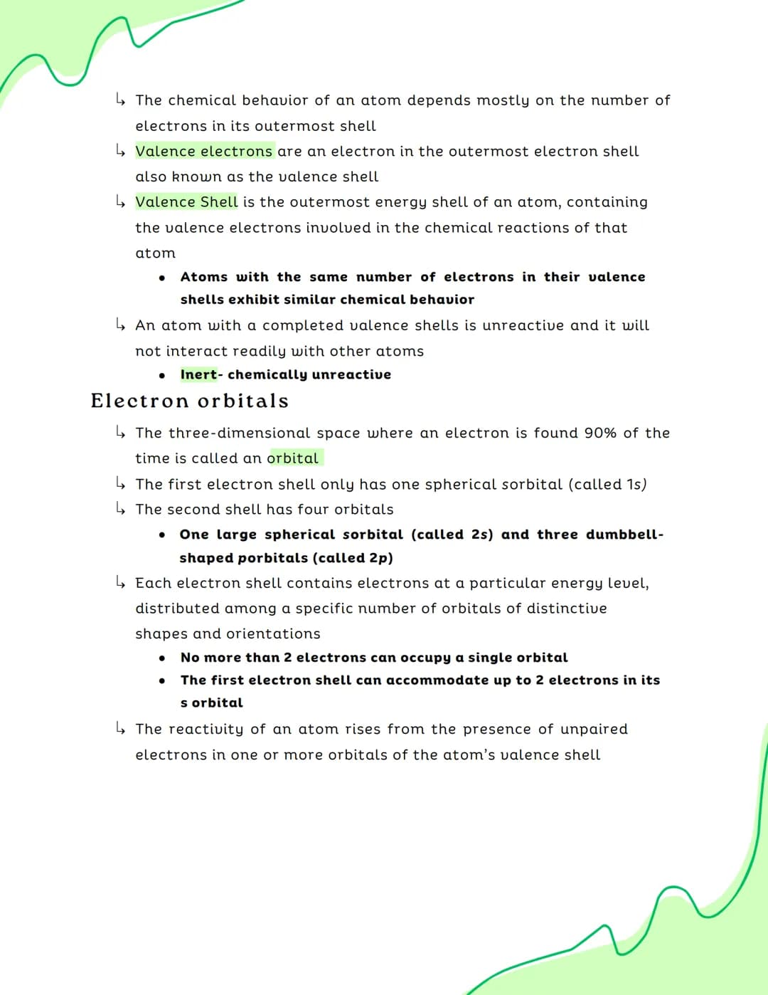 Oxygen
atom
Ch.2 Textbook Notes
Chapter 1 Review
↳ Atoms, molecules, cells, organs
● Level of biological organization from less complex to m