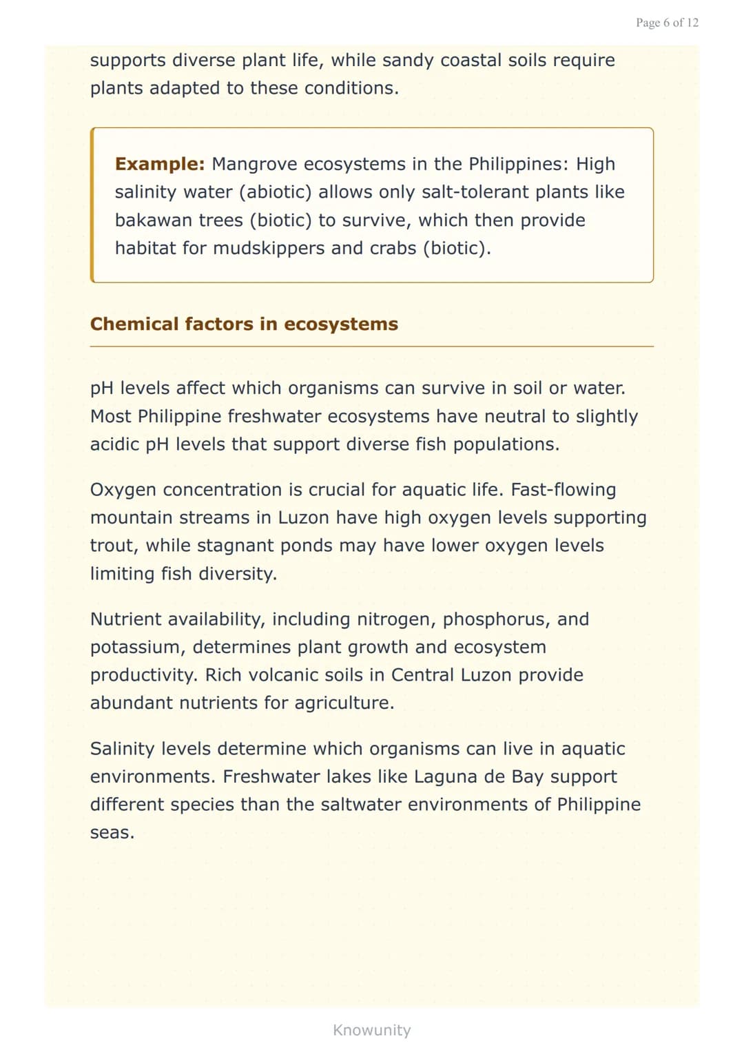 # Ecosystem components: Biotic and abiotic interactions in
nature

Understanding living and non-living parts of
ecosystems and their roles

