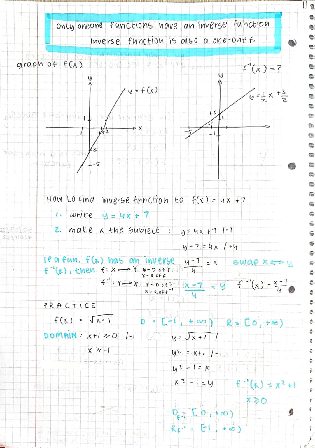 
<p>The table below shows the values of f(x) when f(x) = 2x-3:</p>
<p>| x   | f(x) |<br />
| --- | ---- |<br />
| 1   | -1   |<br />
| 5   |