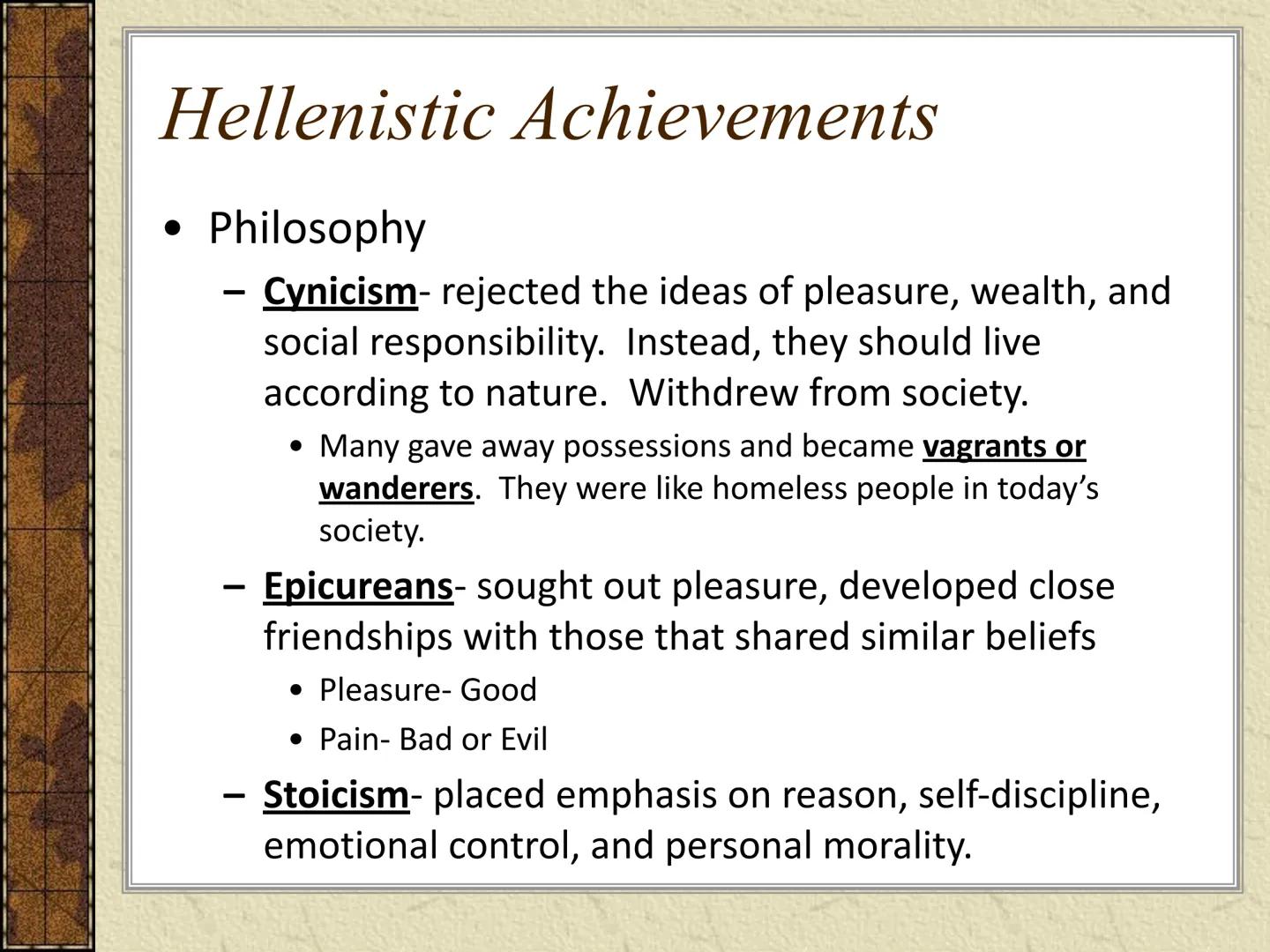 Hellenistic Greece
----I- Alexander's Empire on the year of his death
ALEXANDER'S EMPIRE, 323 BC
N
**.
MACEDONIA
Pella
Thebes
City founded
b