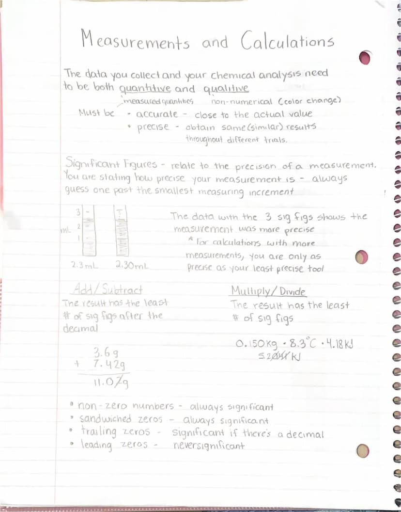 ca
Matter and Measurement
Matter
Four phases of matter include: salid, liquid, gas, plasma.
Solids have definite volume and shape
-liquids h