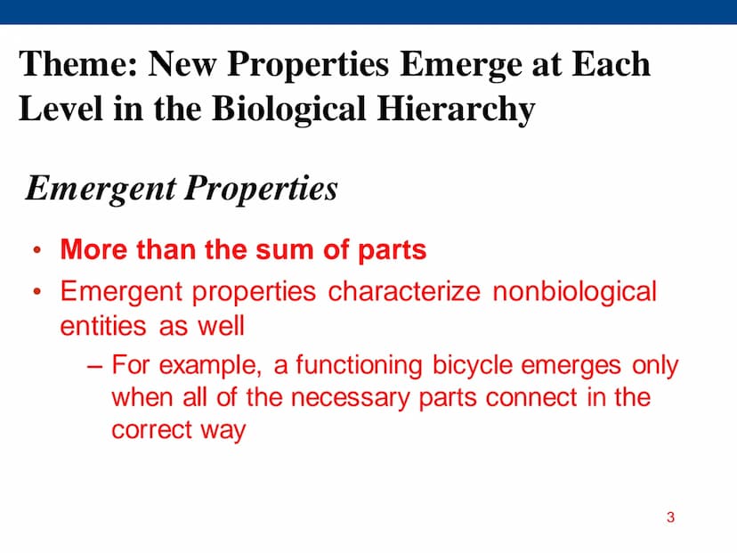 ●
●
Biology is the scientific study of life
What is life?
Life is recognized by what living things do Order
A Energy processing
2017 Pearson