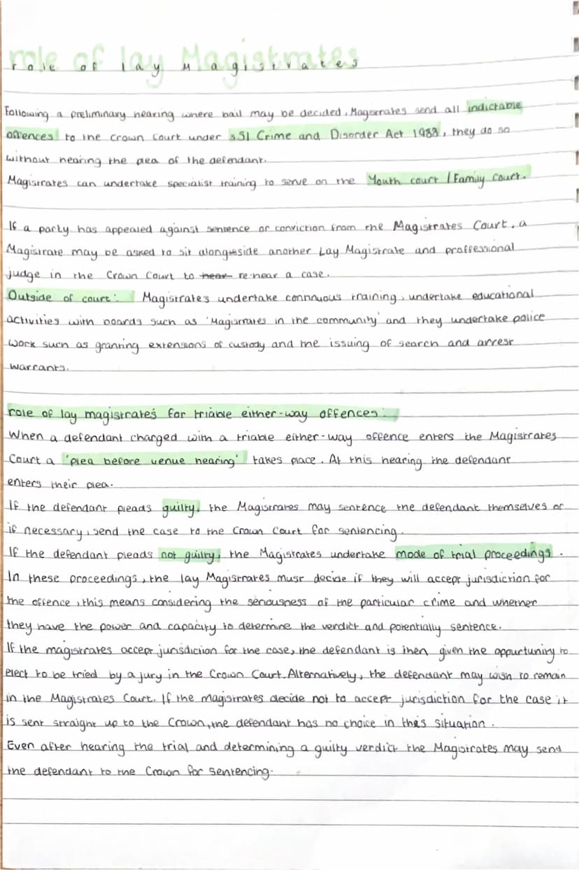 <h2 id="roleoflaymagistratesintheuk">Role of Lay Magistrates in the UK</h2>
<p>Inside the magistrates court, a bench of three lay magistrate