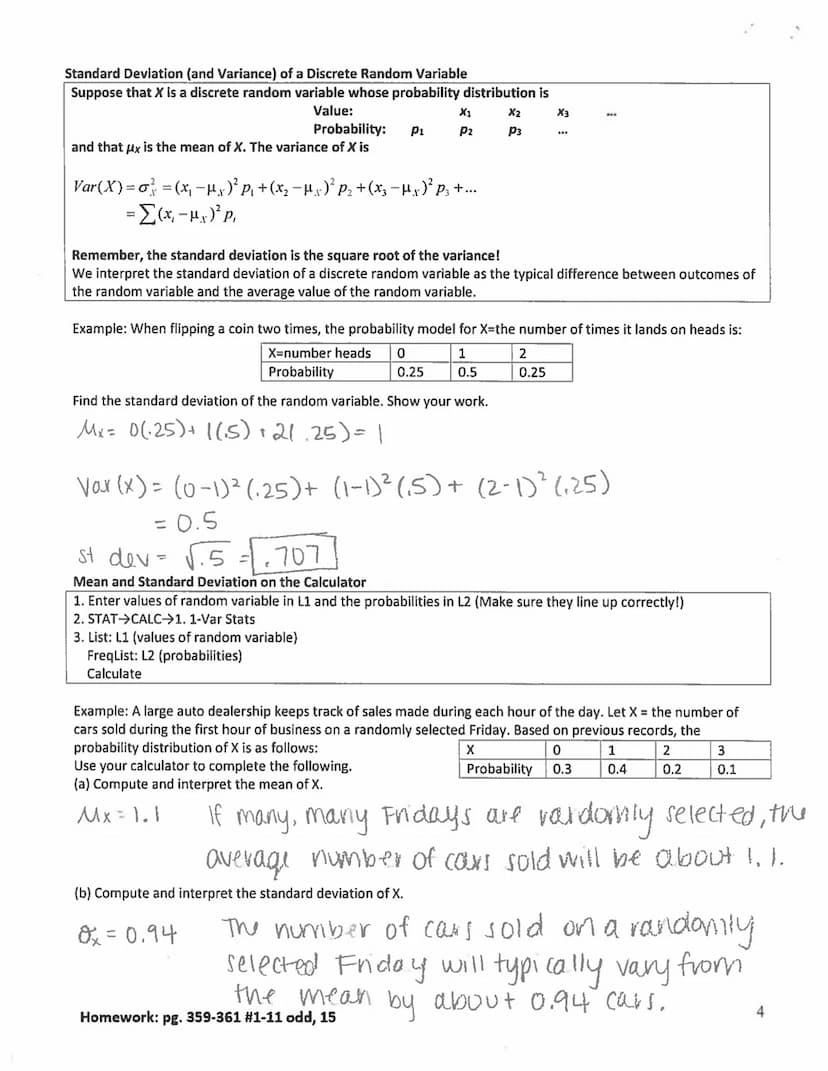 6.1: Discrete and Continuous Random Variables
Learning Objectives
-Compute probabilities using the probability distribution of a discrete ra