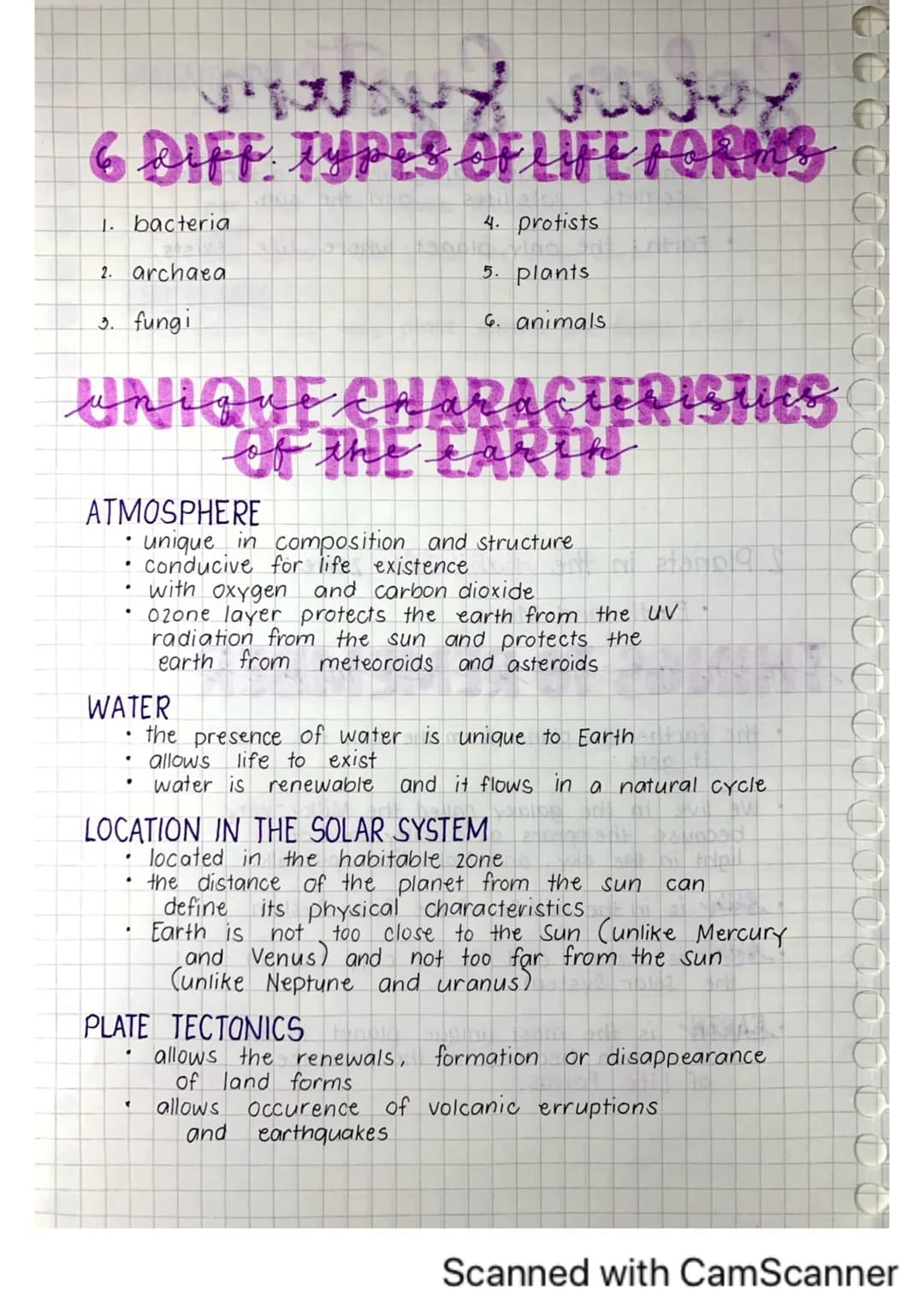Solar System
• composed of several planets, asteroids,
comets, satellites, and the sun.
• Earth: the only planet where life exists.
2 Planet