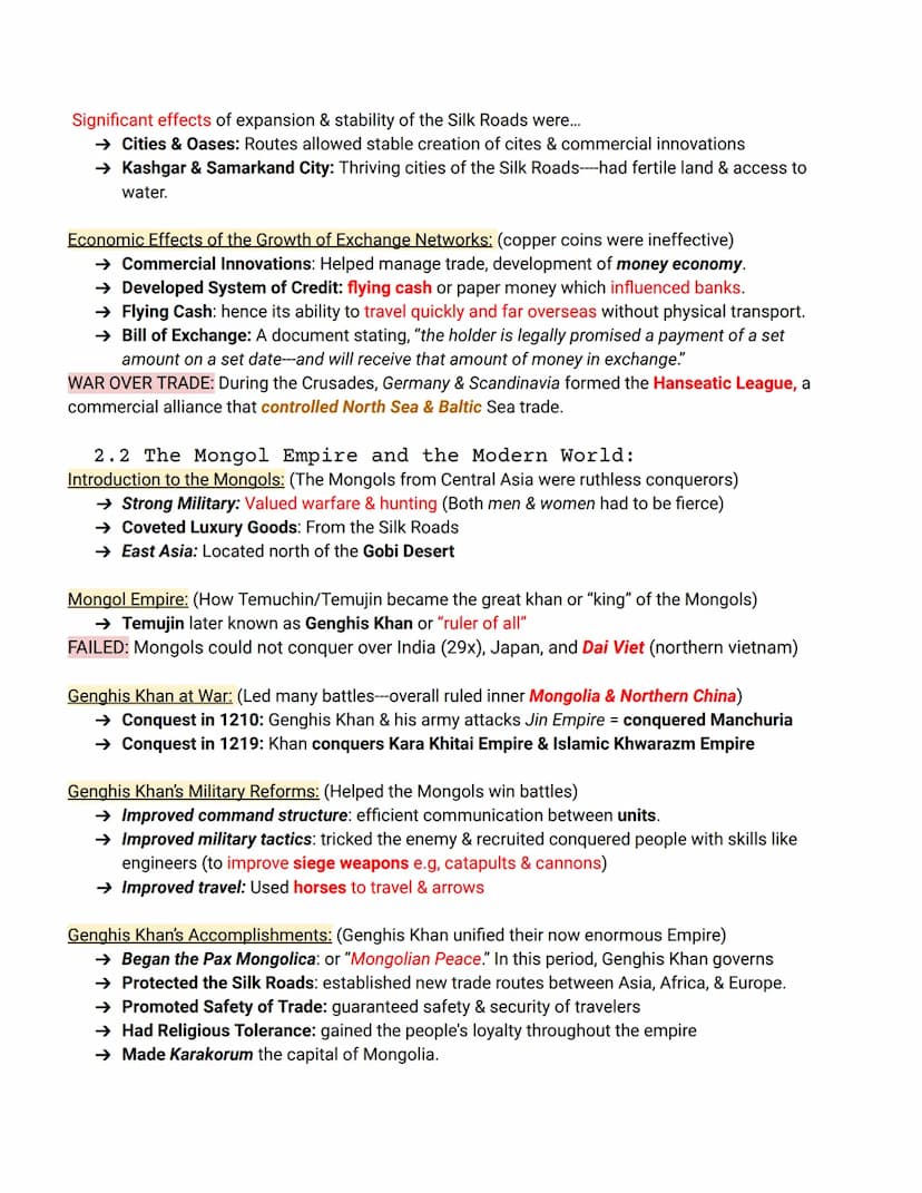 UNIT ONE: GLOBAL TAPESTRY
-----(Post-Classical Period: 1200-1450)-------
1.1 (CHINA} Developments in East Asia:
Society & Introduction: (Pos