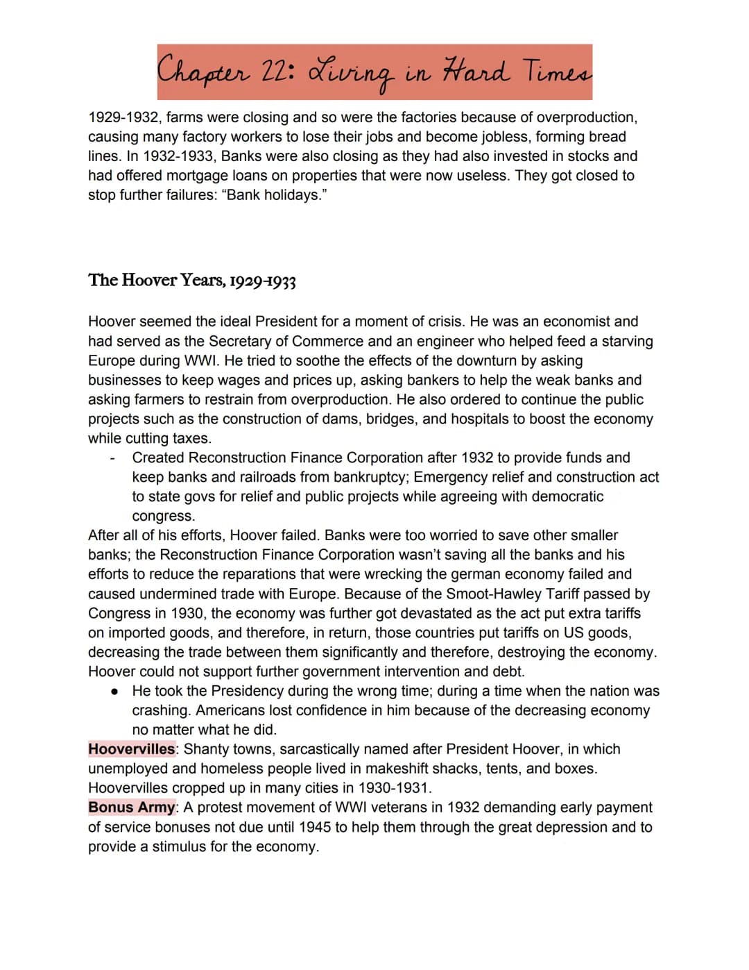 
<p>In this chapter, we will focus on the significant impacts of the Great Depression. We will explore the causes that led to this prolonged