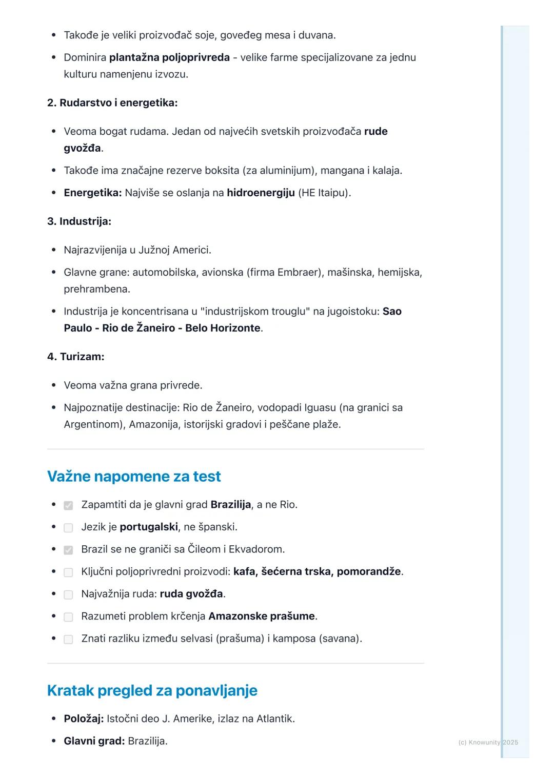 # Brazil

Brazil - najveća država Južne Amerike

Brazil je peta zemlja na svetu po površini i broju stanovnika. Zauzima skoro
polovinu Južne