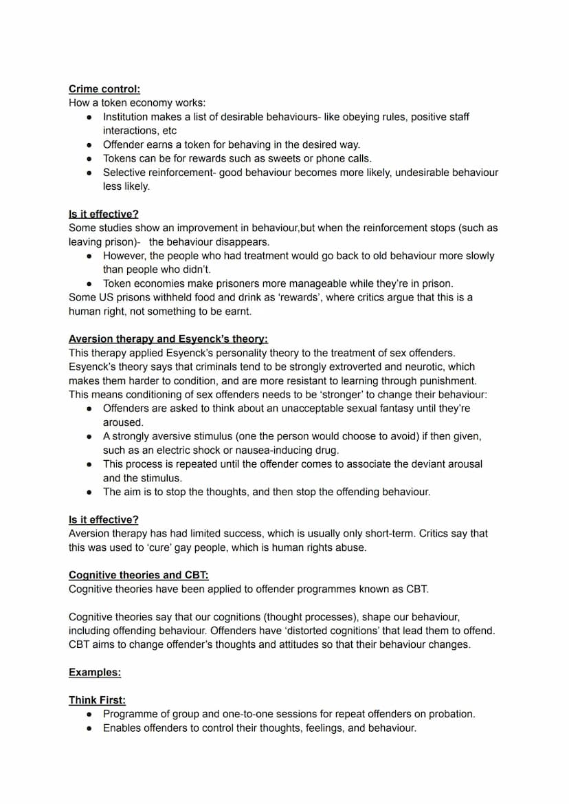 AC 4.1- Assess the use of criminological theories in informing policy development
Individualistic theories of offending have been used to de