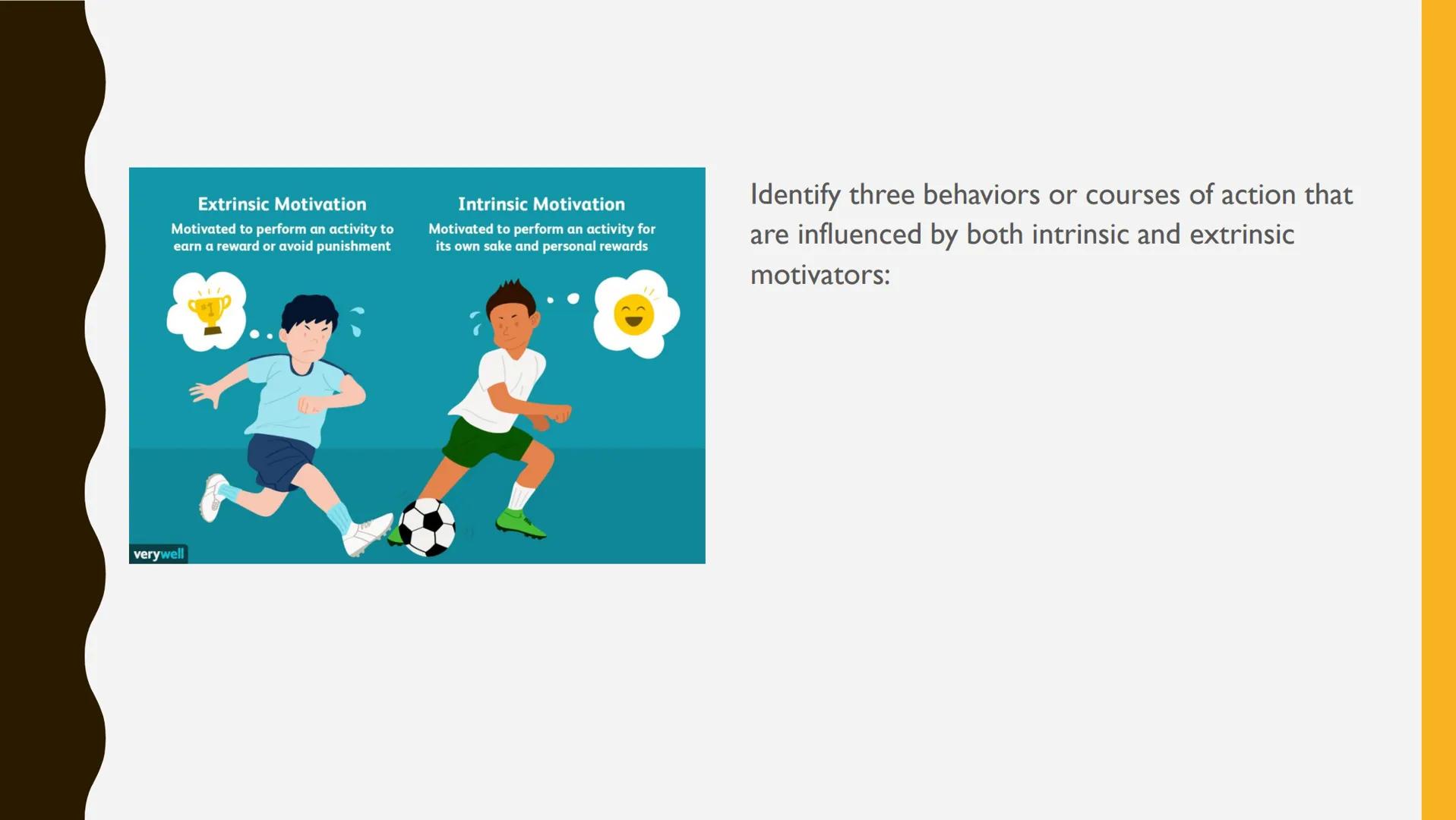 UNIT 7-MOTIVATION, EMOTION &
PERSONALITY DEFINITION OF MOTIVATION

• A psychological force that initiated the
behaviors necessary to complet