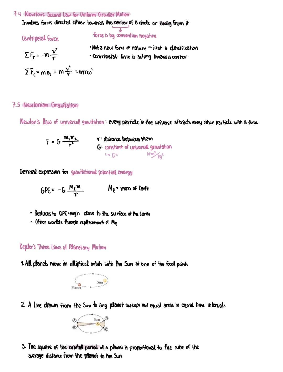 7.1 Angular Velocity and Angular Acceleration
Important concepts:
1. displacement x
2. velocity
V
3. acceleration a
Average angular velocity
