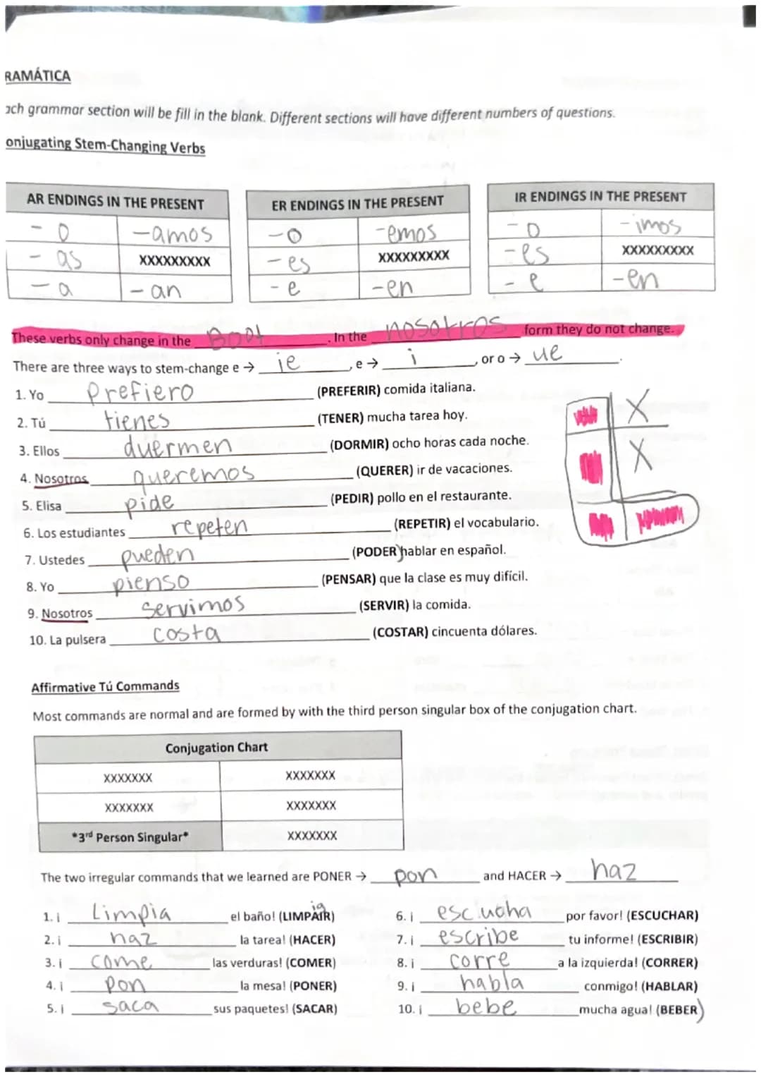Nombre:
Ellie Gribbin
Fecha: el 12 de Mayo
Español 1B Examen Final de Primavera 2023: Guía de Estudiar
ESCUCHAR
You will listen to recording