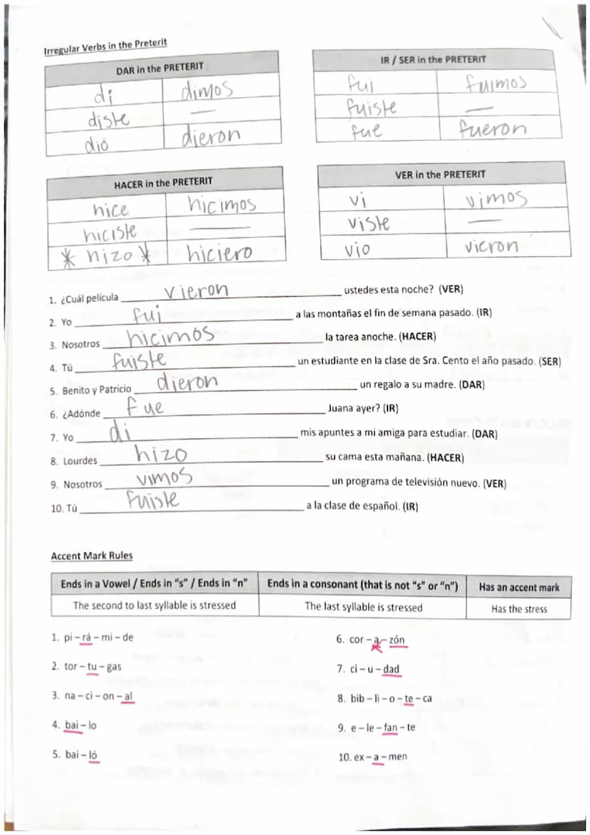 Nombre:
Ellie Gribbin
Fecha: el 12 de Mayo
Español 1B Examen Final de Primavera 2023: Guía de Estudiar
ESCUCHAR
You will listen to recording
