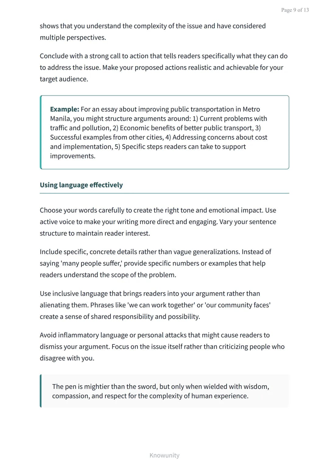 Analyzing and Creating Persuasive Texts on Social Issues
Master persuasive writing techniques for social advocacy
What You'll Learn
Identify